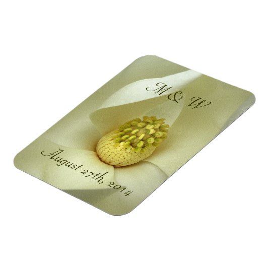 Magnolia Sud Mariage Favor Magnet (Côté Gauche)