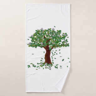 Magnolia Tree Bath Towel Badhanddoek
