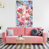 Magnolia Tree Canvas Afdruk (Insitu (Woonkamer))
