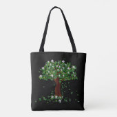 Magnolia Tree Canvas tas (Achterkant)