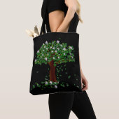 Magnolia Tree Canvas tas (Dichtbij)