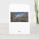 Magnolia Tree Wind Chimes Denken Over U Kaart (Achterkant)