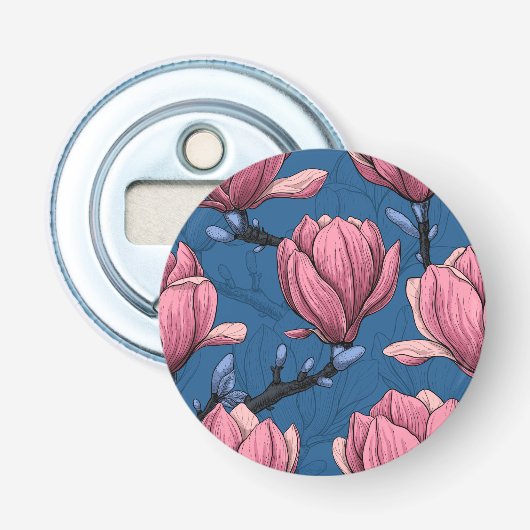 Magnolia tuin button flesopener (Voorkant)