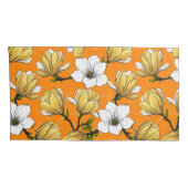 Magnolia tuin in geel kussensloop (Achterkant-Rechts)