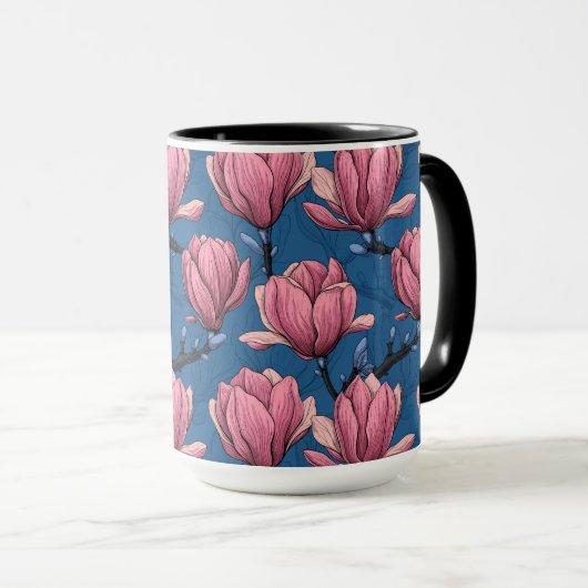 Magnolia tuin mok (Voorkant rechts)