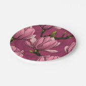 Magnolia tuin papieren bordje (Gekanteld)