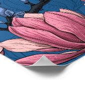 Magnolia tuin poster (Hoek)