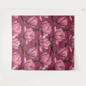 Magnolia tuin wandkleed (Voorkant (horizontaal))