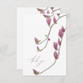 Magnolia Vine bedankkaart (Voorkant / Achterkant)