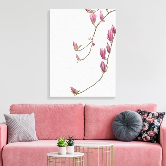 Magnolia Vine Canvas Afdruk (Insitu (Woonkamer))