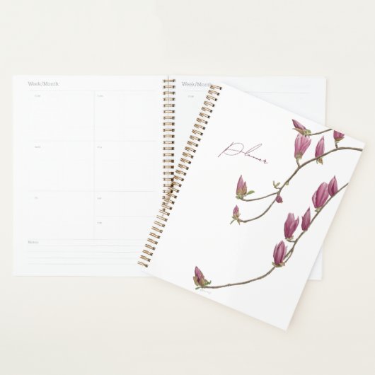 Magnolia Vine Planner (Devant avec enveloppe)