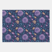 Magnolia Violet Foncé Et Papier Rose (Devant)