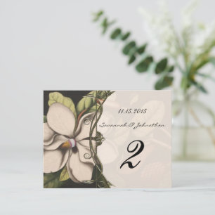 Magnolia Wedding Briefkaart