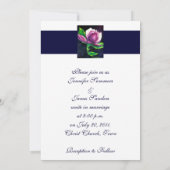 Magnolia Wedding Invitations Marine Rose (Dos)