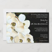 Magnolia Wedding Invitations sur la glace (Dos)