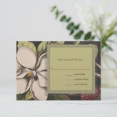 Magnolia Wedding RSVP (Staand voorkant)