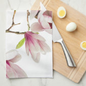 Magnolia White Theedoek (Quarter Fold)