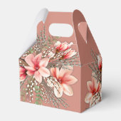 Magnolia Willows Bloemenfeest Douche Favor Box Bedankdoosjes (Achterkant)