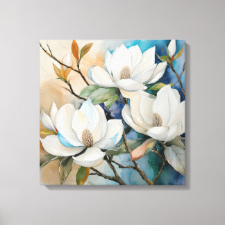 Magnolias Canvas Afdruk