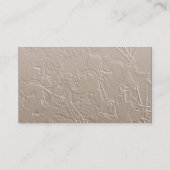 Magnolias Elégant Carte de visite d'art floral (Dos)