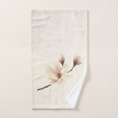 Magnolias Élégants Chic (Serviette à main)