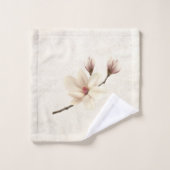 Magnolias Élégants Chic (Gant de toilette)