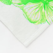 Magnolias Fleece Deken (Hoek)