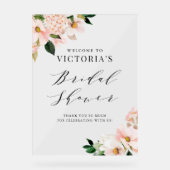 Magnolias Florales Rose Pâle de Bienvenue pour Mar (Recto)