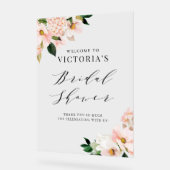 Magnolias Florales Rose Pâle de Bienvenue pour Mar (Angle)