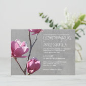 Magnolias Invitations Mariage (Debout devant)