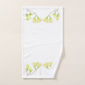 Magnolias Jaunes sur le kit de serviettes de bain (Serviette à main)