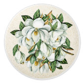 Magnolias keramische lade knoppen (Voorkant)