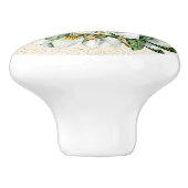 Magnolias keramische lade knoppen (Zijkant)