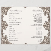 Magnolias n Bird of Paradise - Wedding Programme (Achterkant)