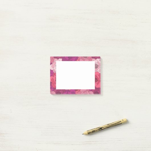 Magnolias Post-it® Notes (Op bureau)