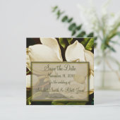 Magnolias Wedding Save the Date Notice (Staand voorkant)