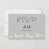 Magnoliumbloemen RSVP Kaartje (Achterkant)