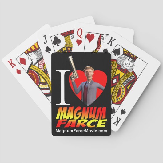 Magnum Farce Speelkaarten (Achterkant)