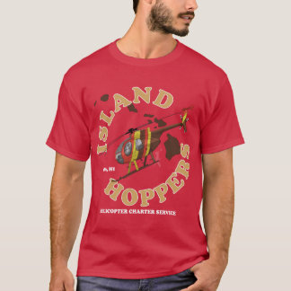 Magnum PIs Island Hoppers Helikopter Charter Servi T-shirt