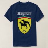 Magnum Shield Tissus foncés TShirt (Design devant)