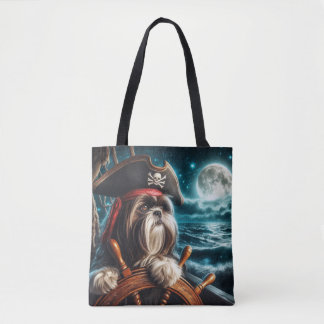 Magnum the Shih Tzu Pirate - Sac fourre-tout en to