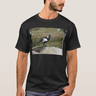 MAGPIE BLACK & WHITE RURAL QUEENSLAND AUSTRALIË T-SHIRT
