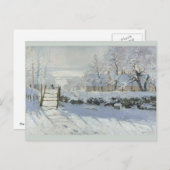 Magpie Claude Monet Briefkaart (Voorkant / Achterkant)
