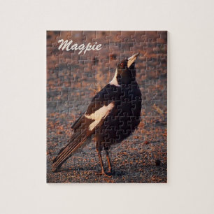 Magpie jigzaadpuzzel legpuzzel