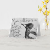 Magpie Shiny, Merveilleuse carte d'anniversaire (Fleur jaune)