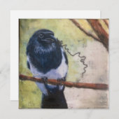 Magpie - String Theory Feestdagenkaart (Voorkant / Achterkant)