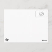 Magpie Watercolor Briefkaart (Achterkant)