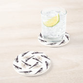 Magpies Zandsteen Onderzetter (Zijkant)