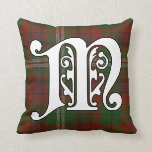 Maguire Clan Tartan Monogram Kussen