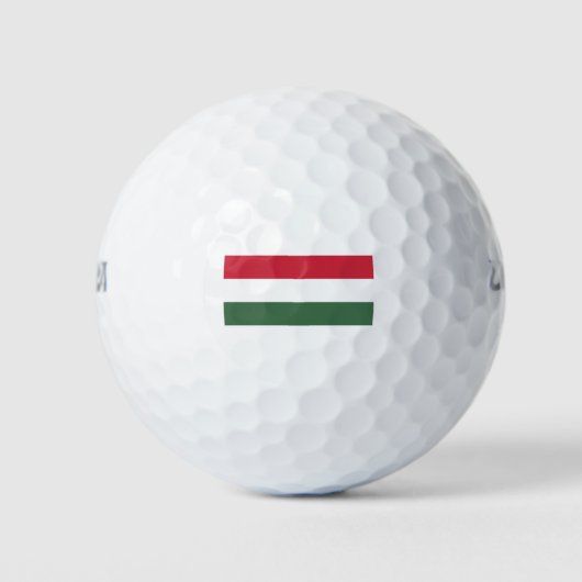 Magyarország - Hongaarse vlag Golfballen (Voorkant)